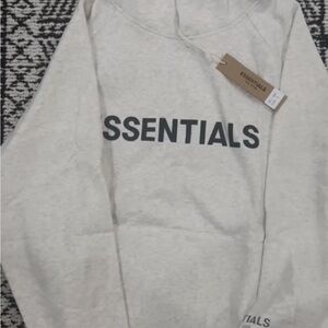 Essentials Light Gray hoodie